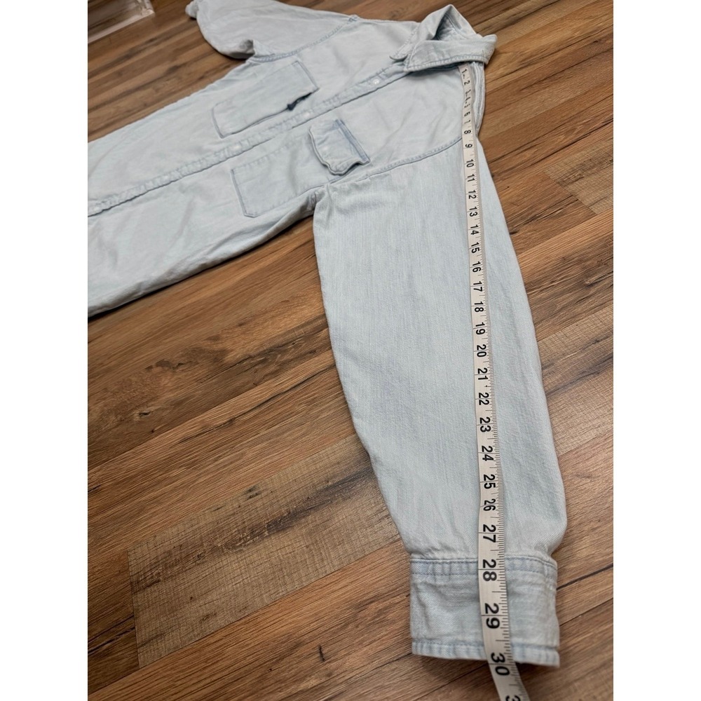 Levi's Made & Crafted Chambray Button Shirt Light… - image 9